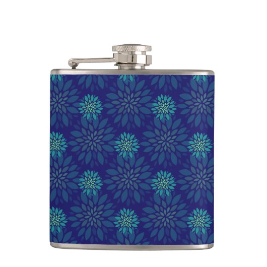 Floral Pattern Flask Heupfles (Voorkant)