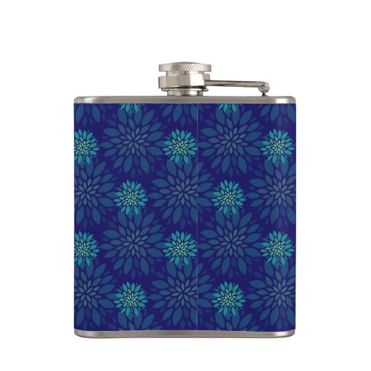 Floral Pattern Flask Heupfles (Achterkant)