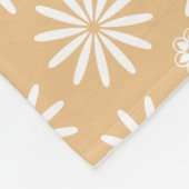  Floral Pattern Fleece Deken (Hoek)