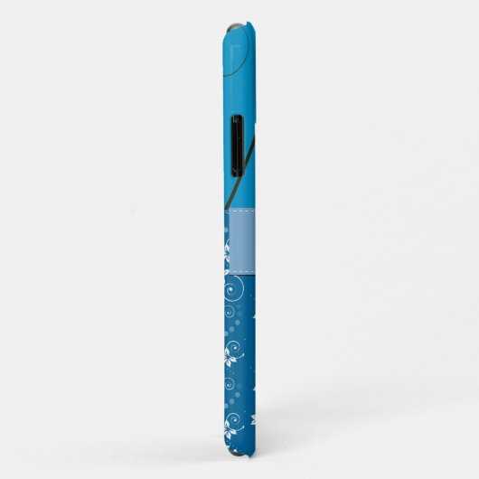 Floral Pattern, Flowers Patroon, Monogram Case-Mate iPhone Case (Achterkant/rechts)