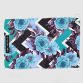 Floral Pattern Golfhanddoek (Horizontaal)