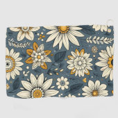 Floral Pattern Golfhanddoek (Horizontaal)