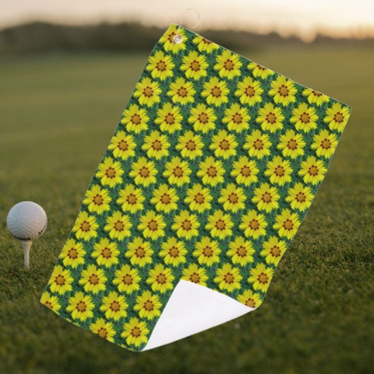Floral Pattern Golfhanddoek