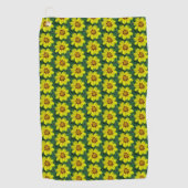 Floral Pattern Golfhanddoek (Voorkant)