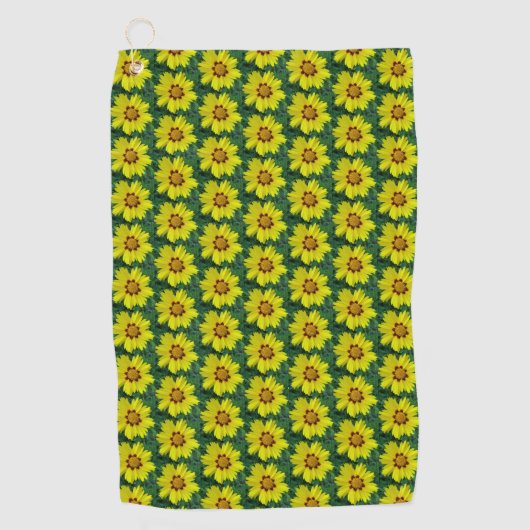 Floral Pattern Golfhanddoek (Voorkant)