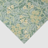 Floral Pattern Green Tissue Paper William Morris Tissuepapier (Detail)