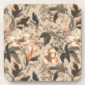  Floral Pattern Hard Onderzetter (Voorkant)
