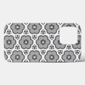 Floral Pattern Hoesje-Mate iPhone Case (Achterkant (horizontaal))