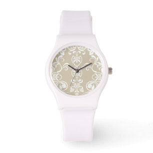 Floral Pattern Horloge