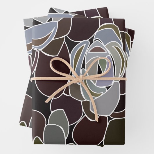 Floral Pattern Inpakpapier Vel (In situ)