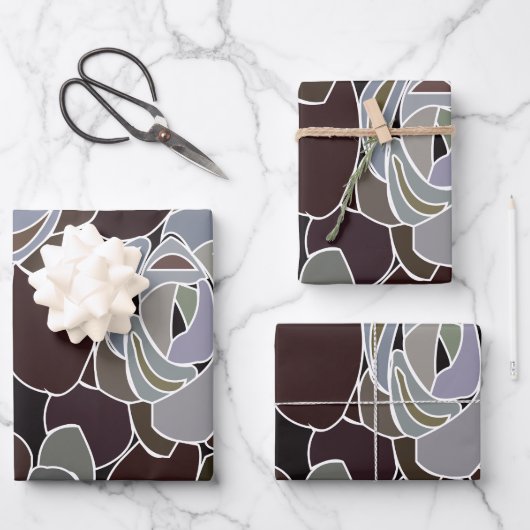 Floral Pattern Inpakpapier Vel (Voorkant)