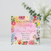 Floral Pattern Kaart (Staand voorkant)