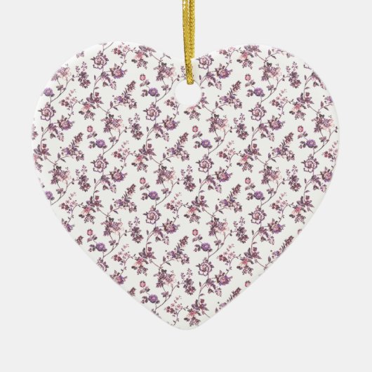 Floral Pattern Keramisch Ornament (Voorkant)