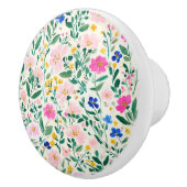 Floral Pattern Keramische Knop (Rechts)