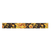  Floral Pattern, kleurloos amberkleurig roos Lint (Voorkant)