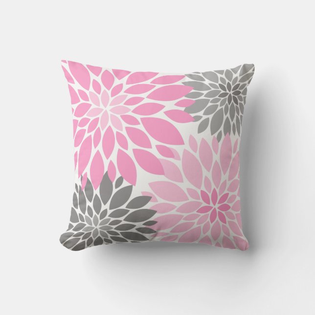 Floral Pattern Kussen (Voorkant)