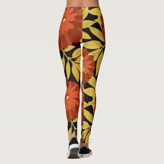 Floral Pattern Leggings (Achterkant)