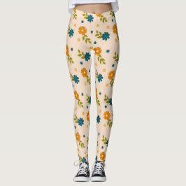 Floral Pattern Leggings
