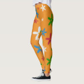 Floral Pattern-Leggings Leggings (Links)