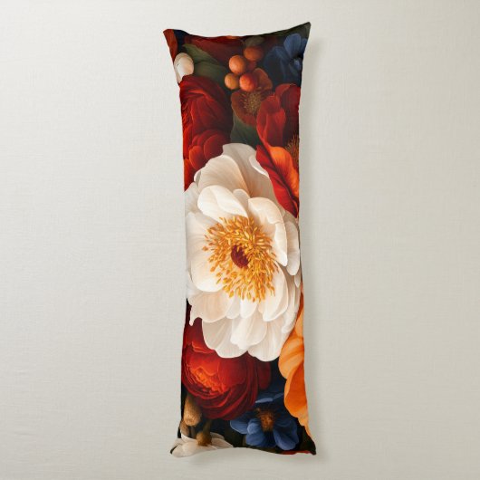 Floral Pattern Lichaamskussen (Achterkant (Verticaal))