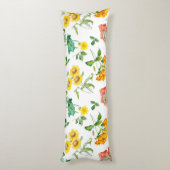 Floral Pattern Lichaamskussen (Achterkant (Verticaal))