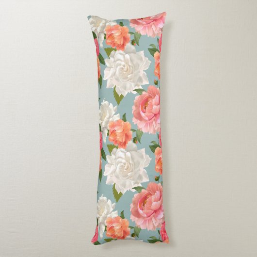 Floral Pattern Lichaamskussen (Achterkant (Verticaal))