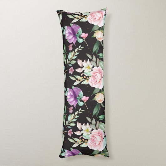 Floral Pattern Lichaamskussen (Achterkant (Verticaal))