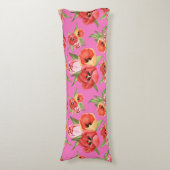 Floral Pattern Lichaamskussen (Voorkant Verticaal)