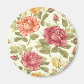 Floral Pattern Magneet (Voorkant)