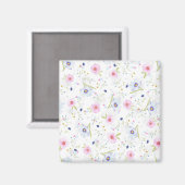 Floral Pattern Magneet (Voorkant / Achterkant)