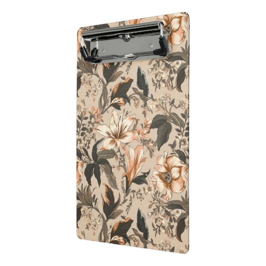  Floral Pattern Mini Klembord (Angled2)