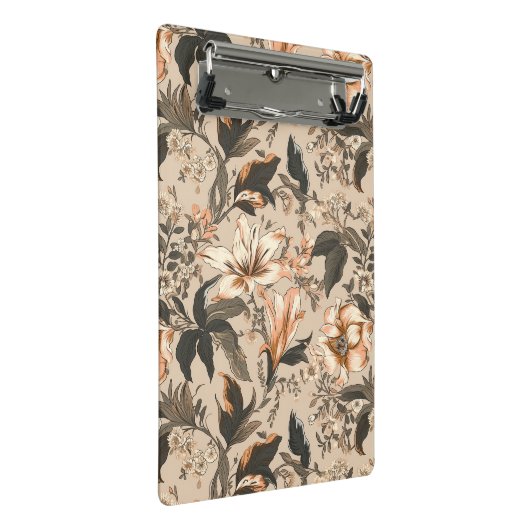  Floral Pattern Mini Klembord (Schuin)
