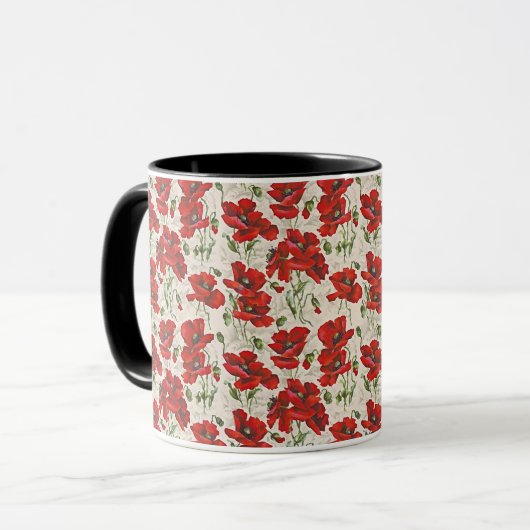 Floral Pattern Mok (Voorkant links)