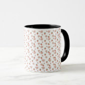 "Floral Pattern Mok" voor koffie of thee Mok (Voorkant rechts)