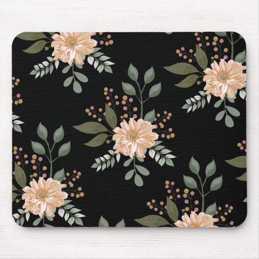Floral Pattern Mousepad Muismat (Voorkant)