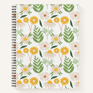 Floral Pattern Notitieboek
