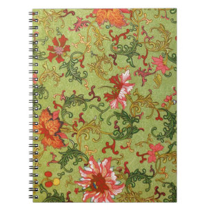  Floral Pattern Notitieboek