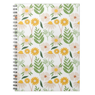 Floral Pattern Notitieboek