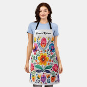 Floral Pattern Personalized Schort (Gedragen)