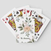 Floral Pattern - Persoonlijke speelkaarten (Achterkant)