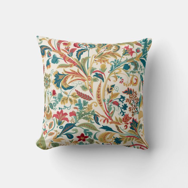 Floral Pattern Pillow Kussen (Voorkant)