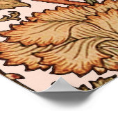 Floral Pattern Pink Designer Fabric Poster (Hoek)