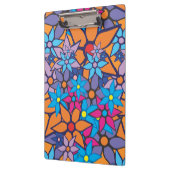 Floral Pattern Pop Art. 5 Klembord (Links)
