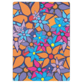 Floral Pattern Pop Art. 5 Klembord (Achterkant)