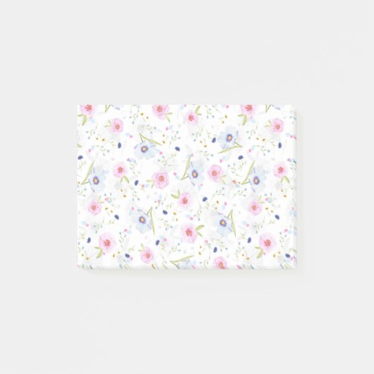 Floral Pattern Post-it® Notes (Voorkant)