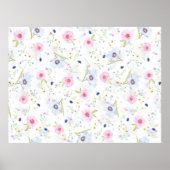  Floral Pattern Poster (Voorkant)