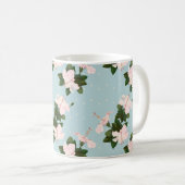 Floral Pattern Print Name Mok (Voorkant rechts)