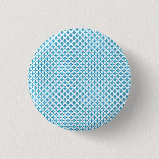 Floral Pattern Ronde Button 3,2 Cm (Voorkant)