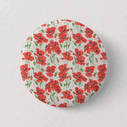  Floral Pattern Ronde Button 5,7 Cm (Voorkant)