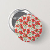  Floral Pattern Ronde Button 5,7 Cm (Voorkant /achterkant)